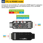 YAHBOOM USB Multi-Protocol Serial Converter Module For STM32, ESP32, RPi, Module, Module + DuPont Wire, Module + DuPont wire + Type-C