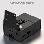 For VisionFive2 Lite Aluminum Alloy Cooling Case With Fan & Camera Mount, Waveshare 33490