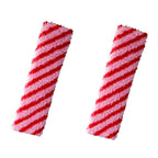 2pcs Car Seatbelt Lamb Wool Shoulder Pad Decoration