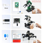 YAHBOOM Tri-Mode ROS Robot Controller Wireless Gamepad for Jetson, Raspberry Pi, Switch, PC