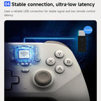 YAHBOOM Tri-Mode ROS Robot Controller Wireless Gamepad for Jetson, Raspberry Pi, Switch, PC