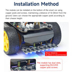 YAHBOOM 8-Channel Grayscale Line Tracking Sensor Module For Smart Car Robots