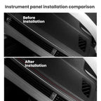 Car Door Center Console Gaps Leather Interior Trim Strips, 1M, 3M, 6M