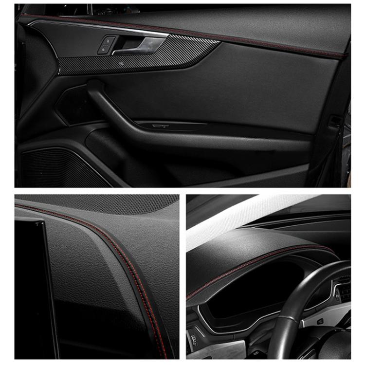 Car Door Center Console Gaps Leather Interior Trim Strips, 1M, 3M, 6M