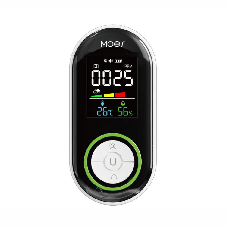 MOES Carbon Monoxide Temperature & Humidity Detector Monitoring Alarm Sensor, 3 In 1 US Plug, 3 In 1 EU Plug, 4 In 1 Gas US Plug, 4 In 1 Gas EU Plug, 4 In 1 Smoke US Plug, 4 In 1 Smoke EU Plug, 5 In 1 Gas+Smoke US Plug, 5 In 1 Gas+Smoke EU Plug
