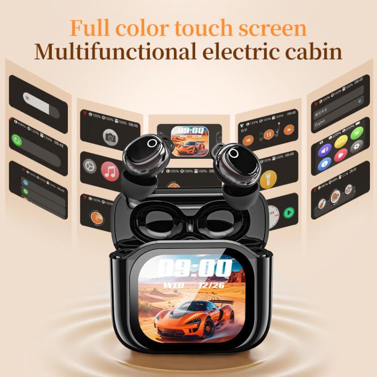 JM28 Mini Bluetooth Earphones With Color Screen Translation & Noise Reduction In-Ear Headphones, JM28