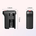 For DJI Osmo Action 5 Pro / 6 Flymile Bluetooth Street Photography Handle Magnetic Quick-Release Base