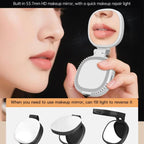 K10 Tri-Color Magnetic Phone Light Live Streaming Photography Beauty Light Portable Outdoor Pocket Selfie Lamp