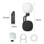 K10 Tri-Color Magnetic Phone Light Live Streaming Photography Beauty Light Portable Outdoor Pocket Selfie Lamp