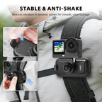BRDRC Action Cameras Magnetic Quick-release Backpack Shoulder Strap Slip, For DJI Action 6 / Nano, For DJI Action 3 / 4 / 5Pro / Osmo 360, For Insta360 Ace Pro 1 / 2 / ACE / X5, For Gopro, 1/4 Interface