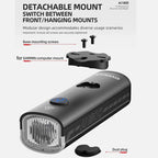 CYCLAMI AI1800 Bicycle Headlight Waterproof High-Intensity Night Riding Flashlight