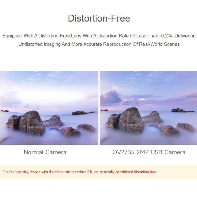 OV2735 2MP USB Camera Supports USB2.0 Type-C Port And SH1.0 4PIN Header, 33122