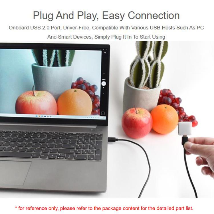 OV2735 2MP USB Camera Supports USB2.0 Type-C Port And SH1.0 4PIN Header, 33122