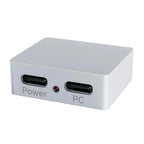 Type-C Power And Signal Splitter CNC Aluminum Alloy Case With Indicator, Waveshare 33502