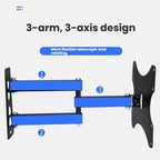 Articulating TV Wall Mount with Wide Swing Arm, Extends and Tilts for 14-55 Inch TVs and Monitors, 117B, 117B-2