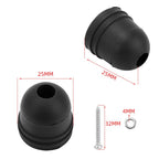 4pcs /Pack Rubber RV Door Bumper Anti-Collision Protection Pad With Mounting Screws, 4pcs /Pack