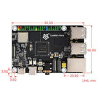 Luckfox Aura High-Performance Linux Development Board Rockchip RV1126B Quad-Core 1.6GHz Processor, RAM 2GB eMMC Flash 64GB, RAM 4GB No eMMC, RAM 4GB eMMC Flash 64GB