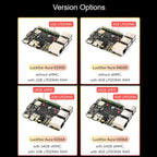 Luckfox Aura High-Performance Linux Development Board Rockchip RV1126B Quad-Core 1.6GHz Processor, RAM 2GB eMMC Flash 64GB, RAM 4GB No eMMC, RAM 4GB eMMC Flash 64GB