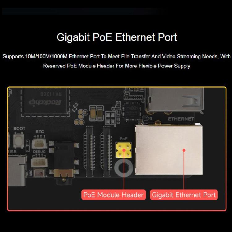 Luckfox Aura High-Performance Linux Development Board Rockchip RV1126B Quad-Core 1.6GHz Processor, RAM 2GB eMMC Flash 64GB, RAM 4GB No eMMC, RAM 4GB eMMC Flash 64GB
