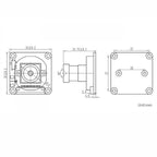 WAVESHARE IMX327 2MP IR-CUT Camera, Starlight Camera Sensor, Compatible With Raspberry Pi Series Boards, 33322