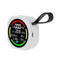 Portable Multi-Gas Environmental Monitor Rechargeable Air Quality Meter, 6 In 1 CO/O2/BP/ALT/T/H, 3 In 1 CO/ Temp/Humidity