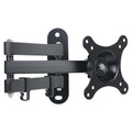 Telescopic Rotating Monitor Mount Wall Bracket for 10-24 Inch TV LCD Screens, 116B