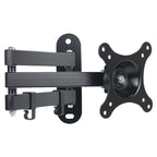Telescopic Rotating Monitor Mount Wall Bracket for 10-24 Inch TV LCD Screens, 116B