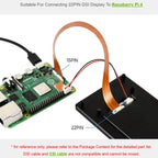 Waveshare For Raspberry Pi 5 DSI FPC Flexible Cable B 22PIN To 15PIN For DSI Displays, 200mm, 300mm, 500mm