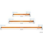 Waveshare For Raspberry Pi 5 DSI FPC Flexible Cable B 22PIN To 15PIN For DSI Displays, 200mm, 300mm, 500mm