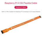 Waveshare For Raspberry Pi 5 CSI FPC Flexible Cable 22Pin To 15Pin For CSI Camera Modules, 200mm, 300mm, 500mm