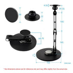WAVESHARE Portable Monitor Magnetic Adjustable Stand, Compatible With 4-18.5 inch Monitors, Magnetic 4-18.5 inch Monitors