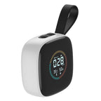 Mini PM2.5 Detector with Temperature & Humidity Monitor with Rechargeable Battery, Real-time LCD Display, DM1210A
