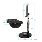 WAVESHARE Portable Monitor Adjustable Stand, Compatible with 4-18.5 inch Monitors, 4-18.5 inch Monitors
