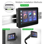 WAVESHARE RP2350 4.3inch Capacitive Touch Display Development Board, Without Case, With Plastic Case