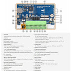 WAVESHARE RP2350 4.3inch Capacitive Touch Display Development Board, Without Case, With Plastic Case