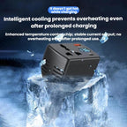 150W Smart Digital Display Car Inverter Cigarette Lighter USB + Type-C Dual-Port Charger