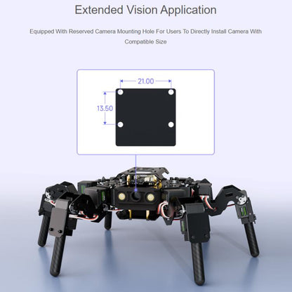 WAVESHARE Self-Balancing Controlled Bionic Hexapod Robot ESP32 Open Source