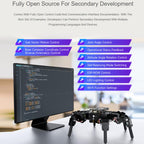 WAVESHARE Self-Balancing Controlled Bionic Hexapod Robot ESP32 Open Source