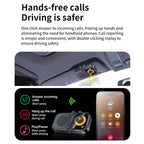 Sun Visor-Style Bluetooth Car Speaker For Hands-Free Calling And Navigation