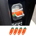2packs Car Door Lock Cover Clip Silicone Cushioning Noise Reduction Anti-collision Pads, 4pcs, 5pcs