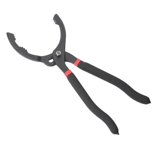 Clamp-Style Oil Filter Wrench 3-Position Adjustable Tool for Automotive Oil Filter Removal and Installation, 10-inch, 12-inch