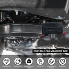 Outdoor Portable Car Bottom Hidden Magnetic Storage Box, 19x12.5x4.7cm, 15x6x3.5cm, 12x7x4cm, 28x12x7cm, 15.5x10x4.5cm, 20x12x5cm, 13x8.5x4.5cm, 21x13x5.7cm