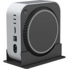 For Mac Mini M4 / M4 Pro Vertical Desktop Stand Metal Space Saving Holder, M4 / M4 Pro Metal