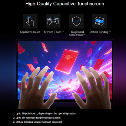 WAVESHARE 16 Inch 2K RHD Portable Touchscreen IPS Panel With Magnetic Protective Case, 2560x1600