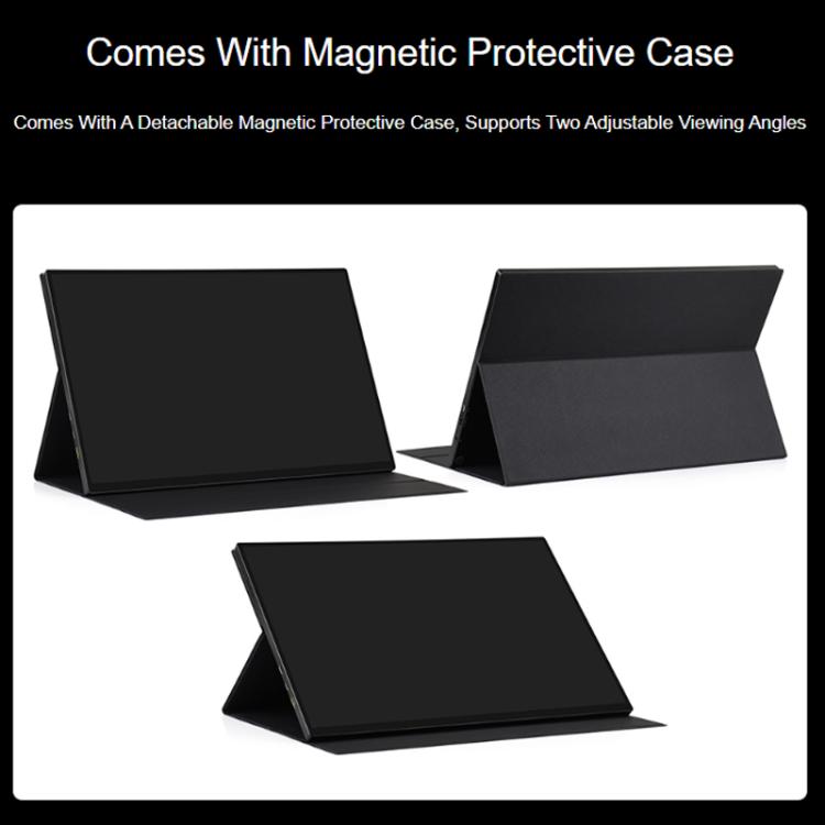 WAVESHARE 16 Inch 2K RHD Portable Touchscreen IPS Panel With Magnetic Protective Case, 2560x1600