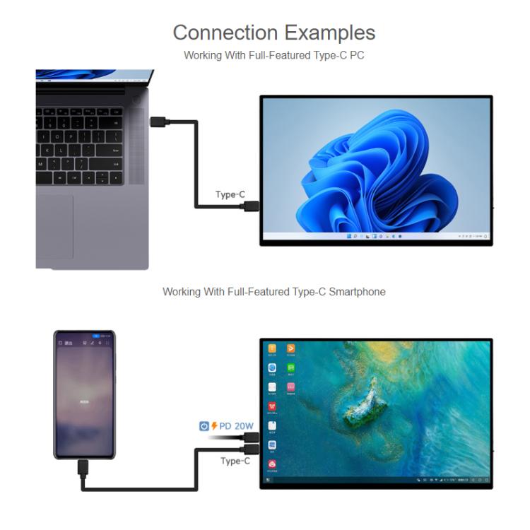 WAVESHARE 16 Inch 2K RHD Portable Touchscreen IPS Panel With Magnetic Protective Case, 2560x1600