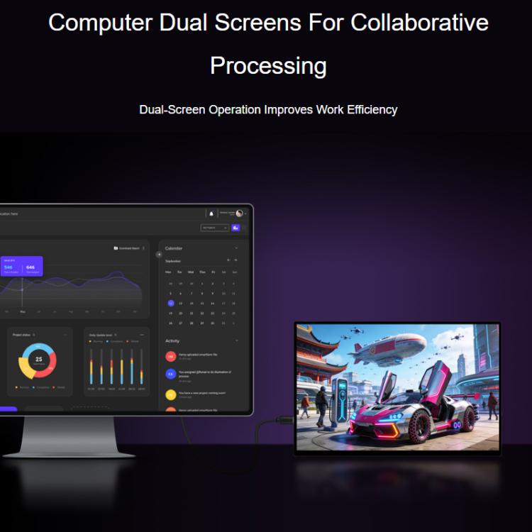 WAVESHARE 16 Inch 2K RHD Portable Touchscreen IPS Panel With Magnetic Protective Case, 2560x1600