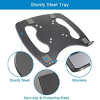Laptop VESA Mount Tray Metal Adapter For 100x100mm Monitor Arm Universal Ventilated Holder For Notebook, TP-001