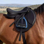 1pair Aluminum Alloy Side-Opening Safety Stirrup, Adult Size Gold, Adult Size Dark Blue, Adult Size Matte Black, Kids Size Gold, Kids Size Dark Blue, Kids Size Matte Black