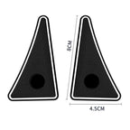 1pair Universal Car Door Corner Bumper Guards Anti-Scratch Decorative Stickers